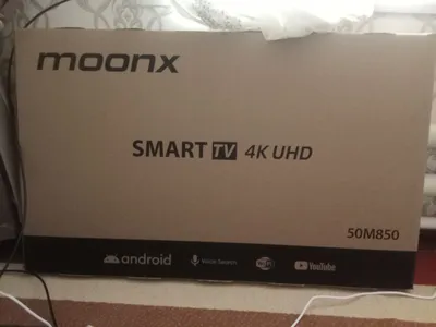 Yangi Moonx 50M850 SMART TV – 4K UHD Umuman ochilmagan, qutisi ham