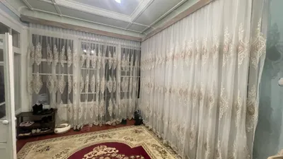 Комплект штор с карнизом 1