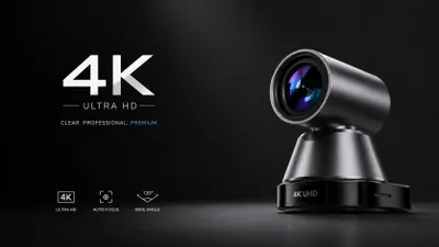 Videokonferensiyalar uchun 4K kamera, Zoom | YouTube | Meeting veb-kamerasi 1