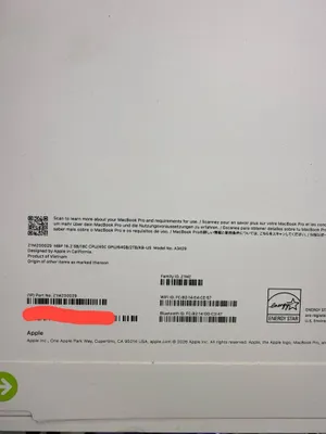 Macbook Pro 16 inch 64/2Tb m5 max