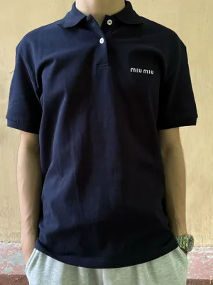Miu Miu Navy-Blue Polo 1