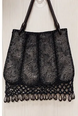 Vintage floral tote sumkasi
