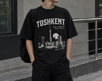 TOSHKENT futbolkasi — shahar estetikasi va o‘ziga xoslik. 1