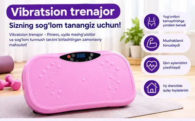 Vibratsion trenajor, vibroplatforma, pult bilan 1