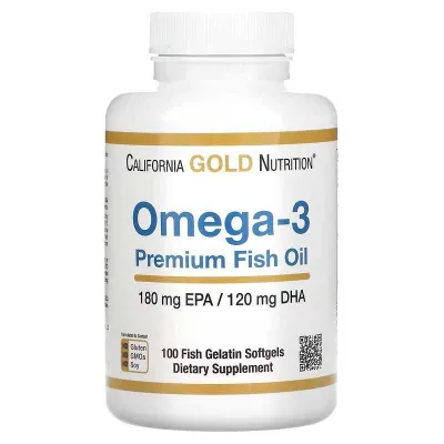 California Gold omega-3 Premium Fish Oil 1