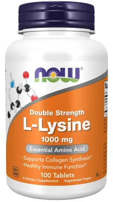 L-Lysine 1000 mg, 100 tabletka, Amerikadan, L-lizin