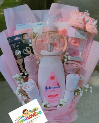 Pamperslardan tortlar va buketlar 1