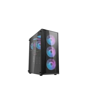 ' DarkFlash DK352 PLUS BLACK korpusi (4 ta ventilyator) 1