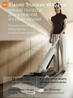 Беспроводной моющий пылесос Xiaomi Truclean W30 Pro Wet Dry Vacuum EU 1