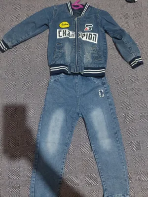 джинсовый костюм 6-7 лет 1