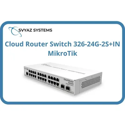 Mikrotik Cloud Router Switch 326-24G-2S+IN kommutatori