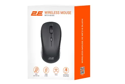 2E MF216 WL Black sichqonchasi 1