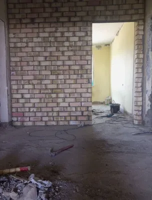 Выполняем стяжку и монтаж перегородок 1