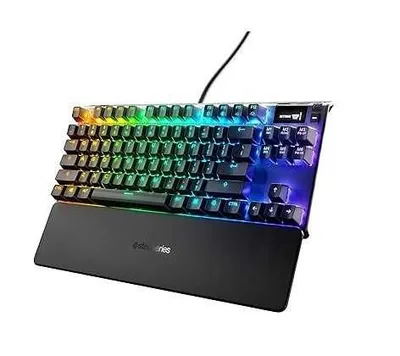 ^SteelSeries Apex 7 TKL o‘yin klaviaturasi - OLED Smart Display 1
