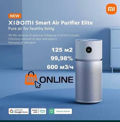 Xiaomi elite global 125 квадрат очиститель глобал. Гарантия 1