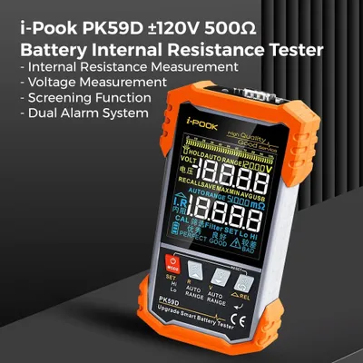 i-POOK PK59D Smart Battery Tester – Тестер аккумуляторов 1