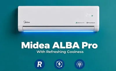 MIDEA konditsioneri, ALBA Pro modeli — 12 000 BTU / Inverter EcoMaster 1