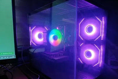 Игровой ПК i5-12400 + RTX 3050 6 ГБ + 2 монитора 27" 100 Гц 1
