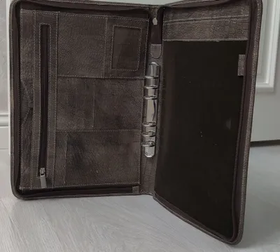 Кожаная папка-органайзер 1