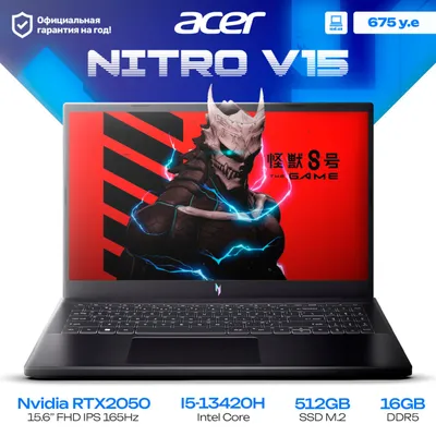 Acer NITRO V15 o‘yin noutbuki