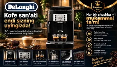 Delonghi Ecam 22.110.B qahva mashinasi