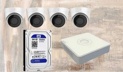 Hikvision IP 2MP videokuzatuv kamerasi, 4 dona to‘plam