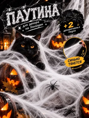 Исскуственная Паутина для декора на Halloween 1