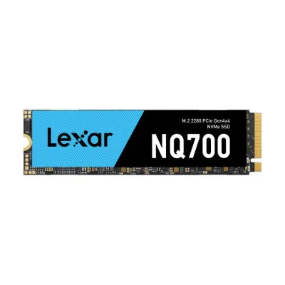 Lexar NQ700 2 TB SSD to‘plagichi (NVMe M.2, 4500 MB/s)
