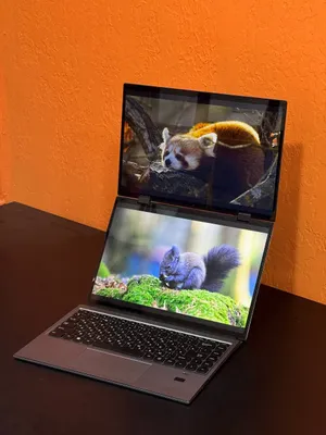 Ikki ekranli noutbuk LION E140D 14" YOGA Dual Screen 360° 1