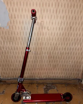 Yig‘ma ikki g‘ildirakli samokat (qizil, 3 xil balandlik darajasi) 1