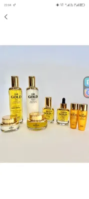 Корейский набор Anjo 24K с настоящим золотом против старения 1