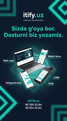 CRM, POS, ERP Tizimlar o'rnatish