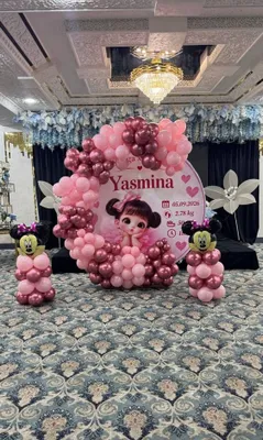 400.000 Sharli oformleniya bezatish Karusel_decor Оформление шарами 1