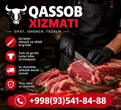 Qassob xizmati.