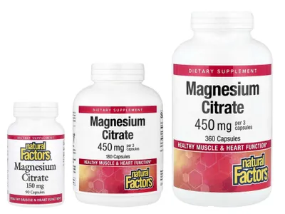 Natural Factors magniy sitrati 150 mg Magnesium Citrate 1