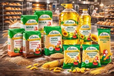 Макароны, мука, масло, крупы — продукция «Алейка», масло нерафинированное 1