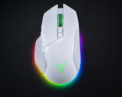 ! Razer Basilisk V3 Pro 35K Wireless White o‘yin sichqonchasi 1
