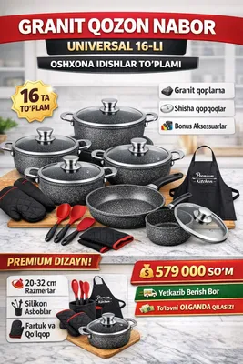 Granit qozon nabor