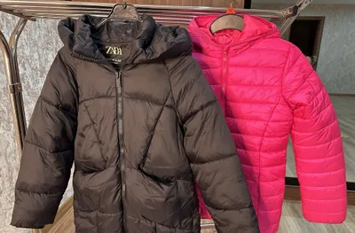 11–12 yoshli qizlar uchun kuz-qish kurtkalari, ishlatilgan, a’lo holatda 1