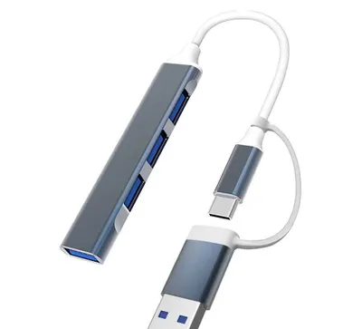 Usb hub 3.0 адаптер переходник type C USB A