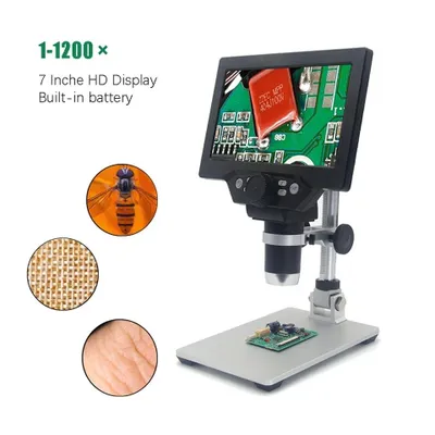 7 dyuymli monitorli 1200x raqamli mikroskop, Digital microscope 1