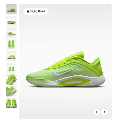 Оригинальные кроссовки Nike A'One «Lem and Lime»