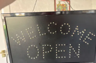 Тапличка открыто. Open