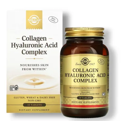 Amerikadan Solgar 2-tur kollageni, Collagen Hyaluronic Acid Complex 1