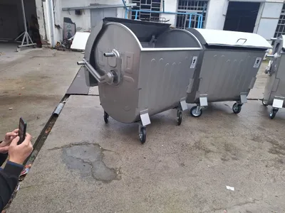 Купить металлический мусорный бак недорого 1