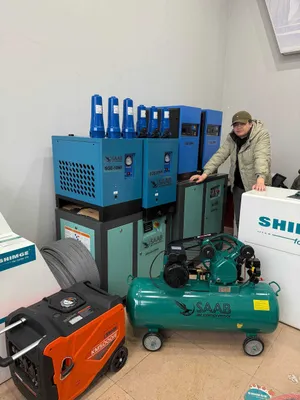 SAAB DFB-E20A vintli kompressori 20HP / 15kW | 10–16 bar | 380V 1
