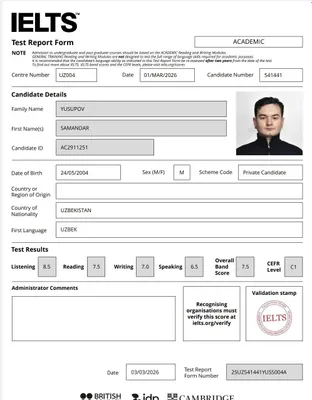 Ingliz tilini noldan online o'rgataman ( IELTS 7.5 ) 1