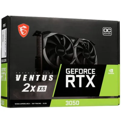 Видеокарта MSI - 8GB GeForce RTX3050 VENTUS 2X XS OC 1