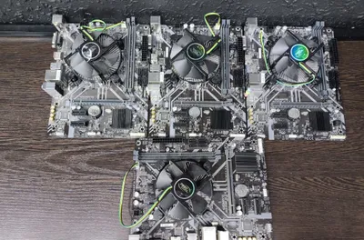 Gigabyte H310+G5400 4шт 1