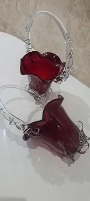 Chexoslovakiya, original noyob bohem vazalar 1